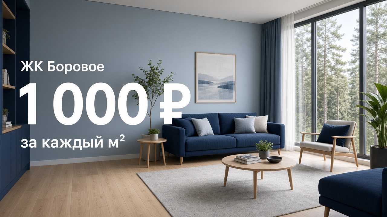 Дарим по 1 000 ₽ за каждый м²